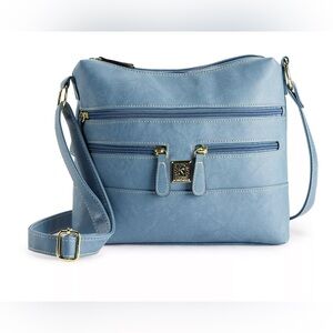 Stone & Co. Crunch Irene Leather Hobo Bag Denim Everyday Capsule